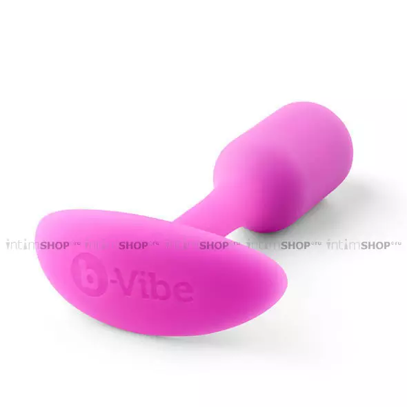 Анальная пробка b-Vibe Snug Plug 1, розовая