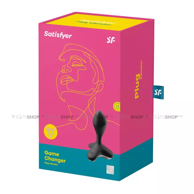 Анальная вибропробка Satisfyer Game Changer, черная