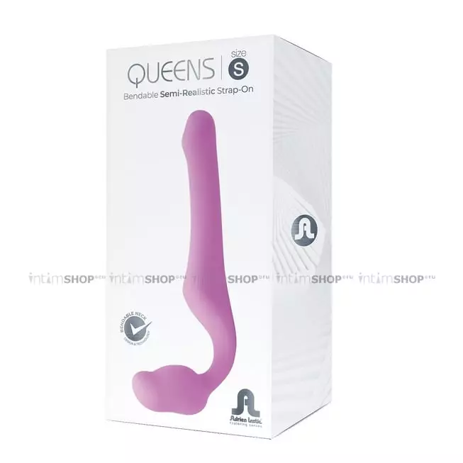 Безремневой страпон Adrien Lastic Queens S, розовый