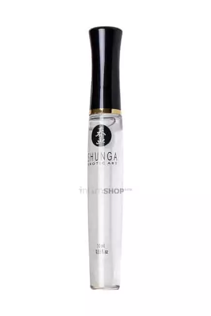 Блеск для губ 3 в 1 Shunga Oral Pleasure Gloss Клубника с шампанским, 10 мл