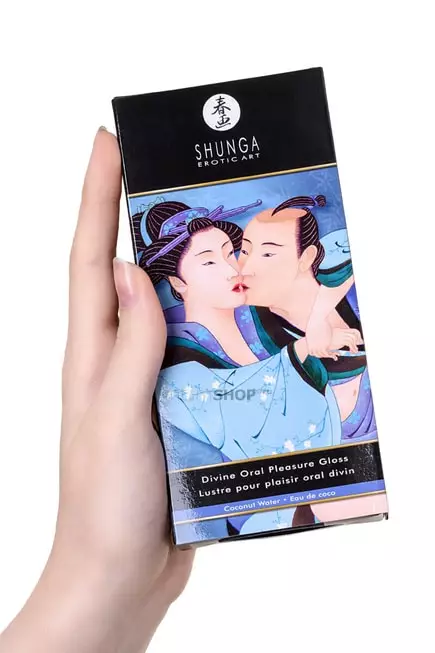 Блеск для губ 3 в 1 Shunga Oral Pleasure Gloss Кокос, 10 мл