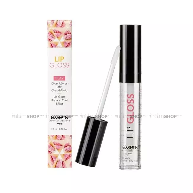 Блеск для губ Exsens Play Lip Gloss Клубника, 7 мл