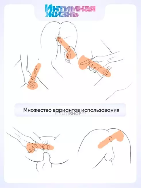 Большой фаллоимитатор Интимная Жизнь Качок 28 см, телесный