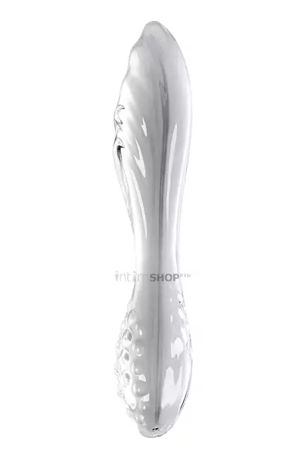 Двусторонний фаллоимитатор Satisfyer Dazzling Crystal 1 18.5 см, бесцветный