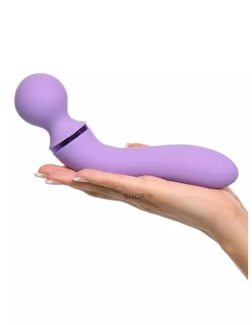 Двусторонний вибратор Pipedream Fantasy For Her Duo Wand Massage-Her, сиреневый