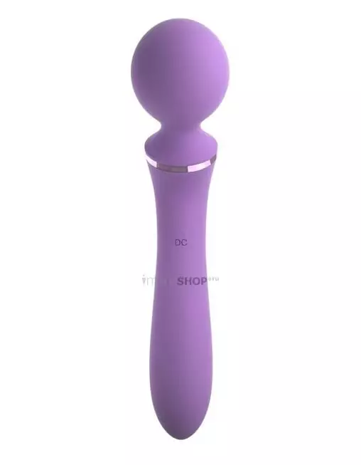 Двусторонний вибратор Pipedream Fantasy For Her Duo Wand Massage-Her, сиреневый