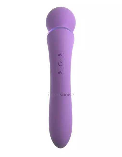 Двусторонний вибратор Pipedream Fantasy For Her Duo Wand Massage-Her, сиреневый