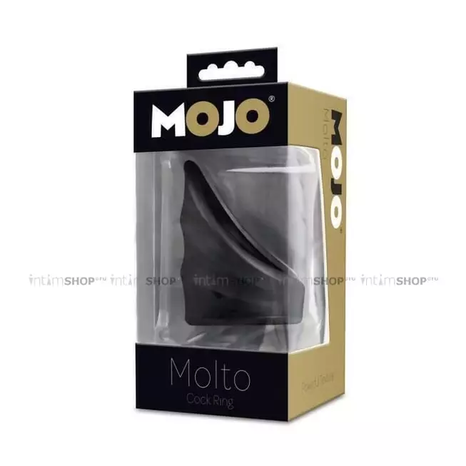 Эрекционное кольцо Mojo Molto, черный