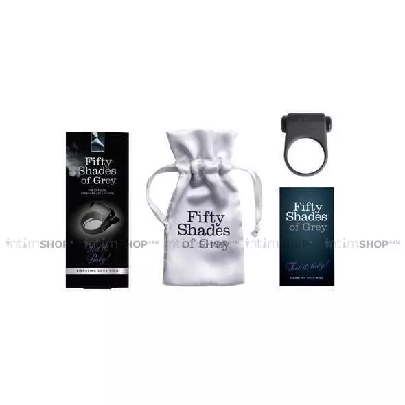 Эрекционное Виброкольцо FIFTY SHADES OF GREY - FEEL IT VIBRATING COCK RING