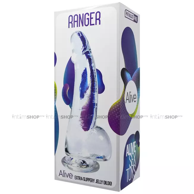 Фаллоимитатор Adrien Lastic Alive Ranger 21 см, бесцветный