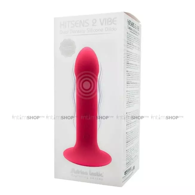 Фаллоимитатор Adrien Lastic Hitsens 2 с вибрацией и изменением формы 17.2 см, розовый