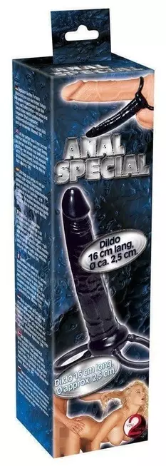 Фаллоимитатор анальный Anal Special Black You2Toys черный