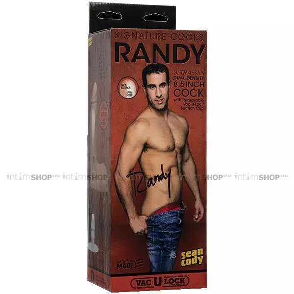 Фаллоимитатор Doc Johnson Signature Cocks Randy 21.6 см, телесный