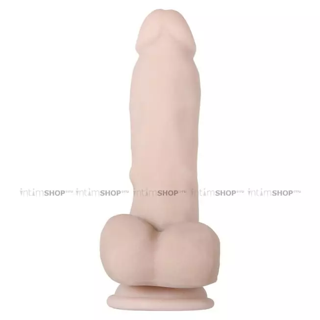 Фаллоимитатор Evolved Real Supple Poseable с фиксацией формы 17.8 см, телесный