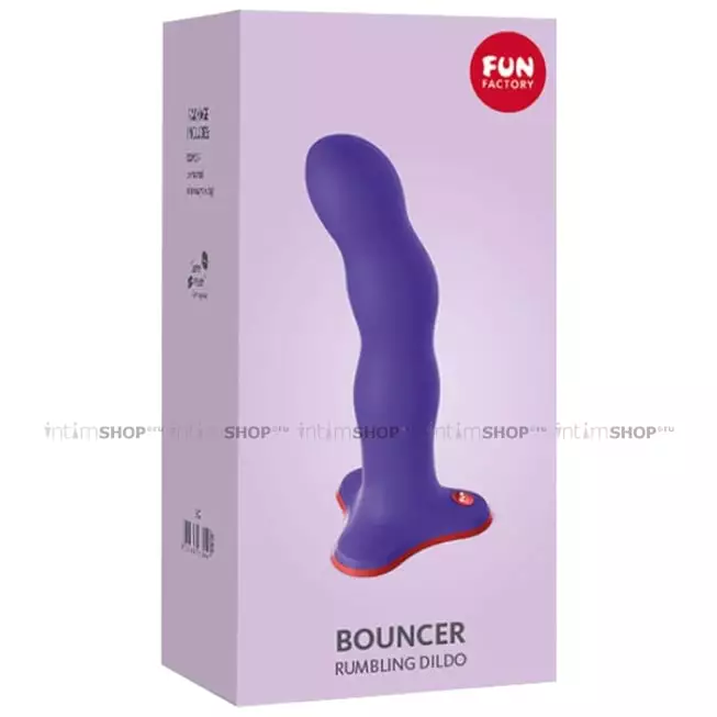 Фаллоимитатор с переменным центром тяжести Fun Factory Bouncer 18.5 см, фиолетовый