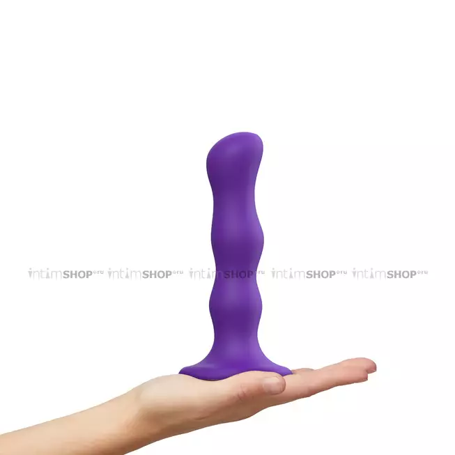 Фаллоимитатор Strap-On-Me Dildo Geisha Ball M 16.5 см, фиолетовый