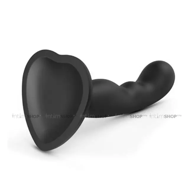 Фаллоимитатор Strap-on-me Dildo Plug P&G M 16.5 см, черный