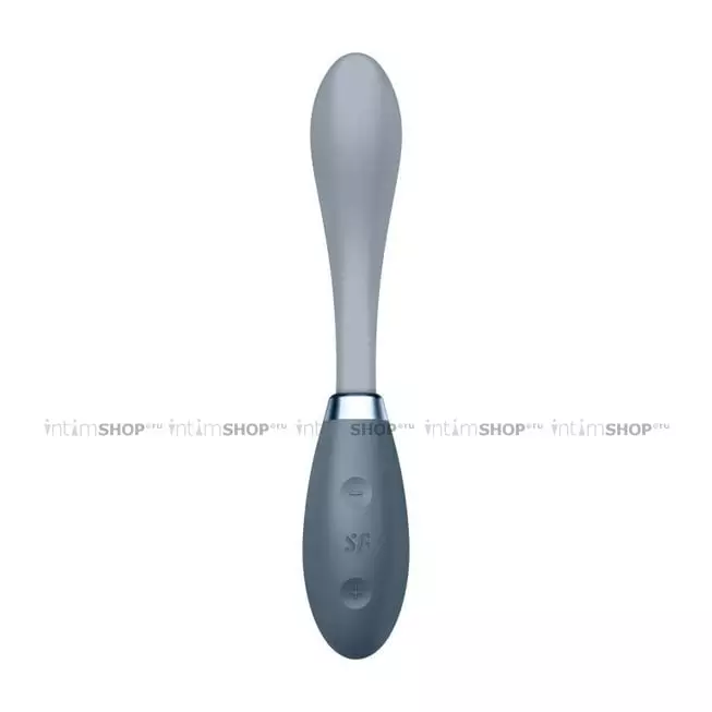 Гибкий вибратор с фиксацией формы Satisfyer G-Spot Flex 3, серый