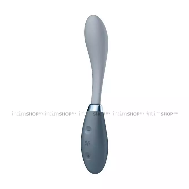 Гибкий вибратор с фиксацией формы Satisfyer G-Spot Flex 3, серый