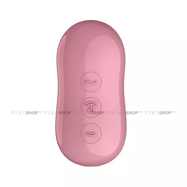 Клиторальный стимулятор c вибрацией Satisfyer Cotton Candy, розовый