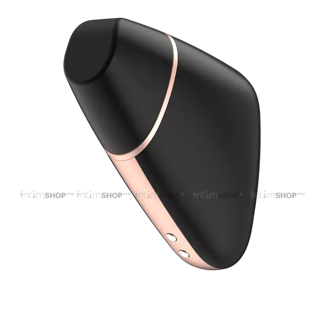 Клиторальный стимулятор с вибрацией Satisfyer Love Triangle, черный