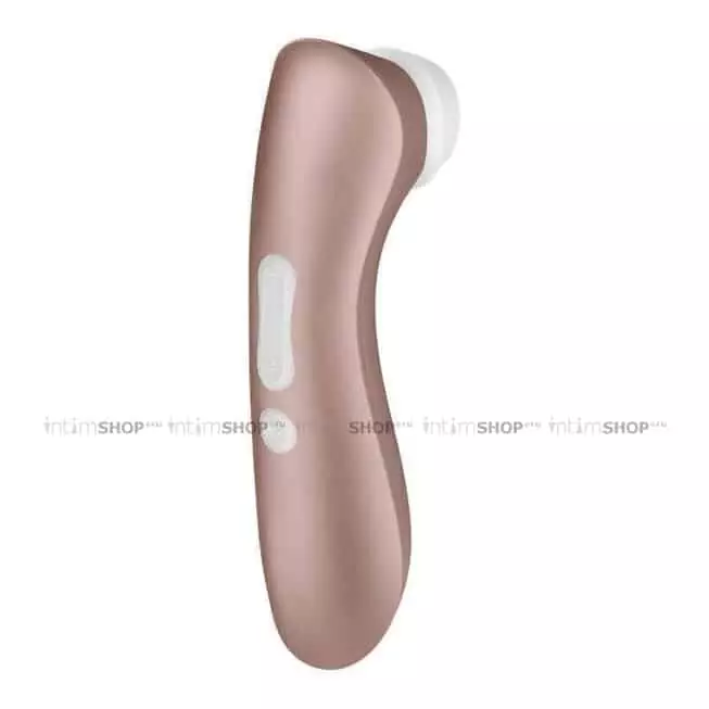 Клиторальный стимулятор с вибрацией Satisfyer Pro 2 +, нежно-розовое золото