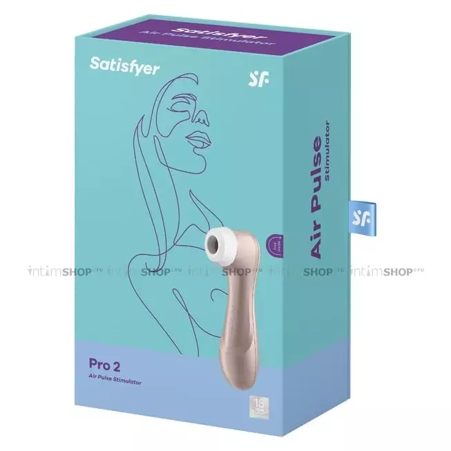 Клиторальный стимулятор Satisfyer Pro 2 Generation 2, нежно-розовое золото