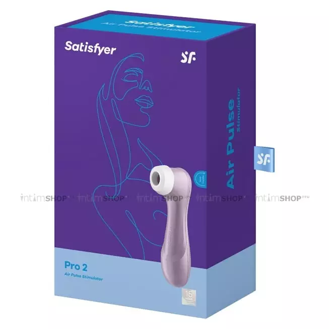 Клиторальный стимулятор Satisfyer Pro 2 Generation 2, сиреневый металлик