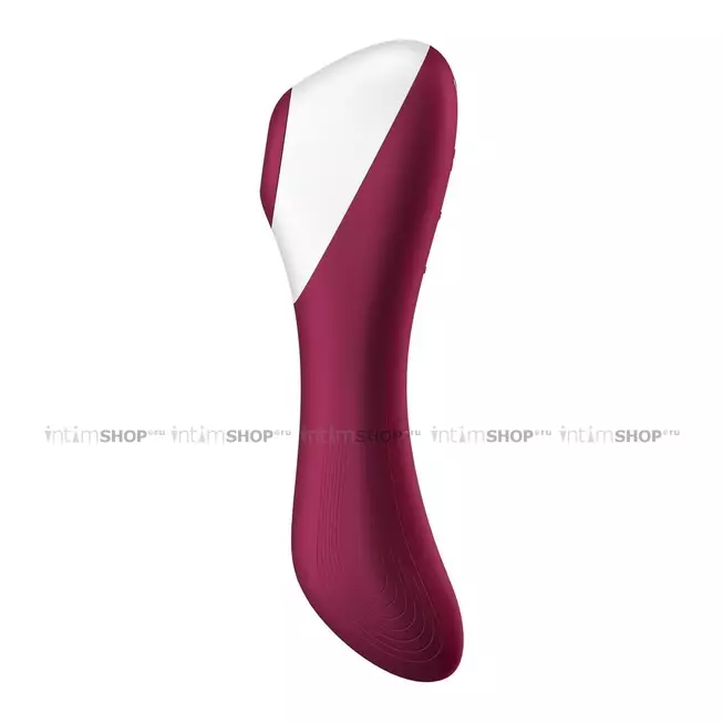 Клиторальный стимулятор+вибратор 2 в 1 Satisfyer Dual Crush, красный