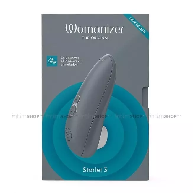 Клиторальный стимулятор Womanizer Starlet 3, серый