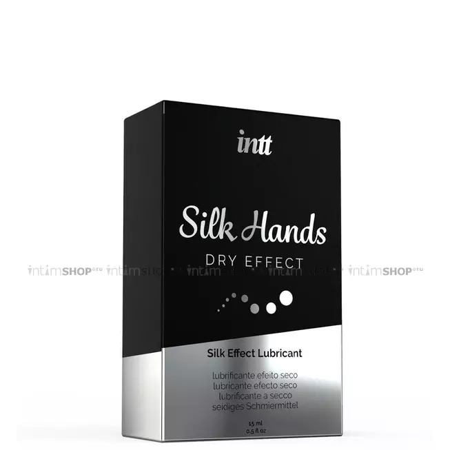 Лубрикант Intt Silk Hands на силиконовой основе, 15 мл