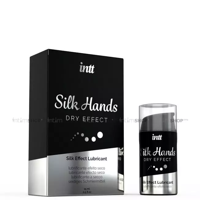 Лубрикант Intt Silk Hands на силиконовой основе, 15 мл