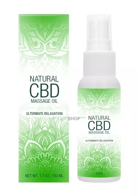 Массажное масло PharmQuests Natural CBD, 50 мл