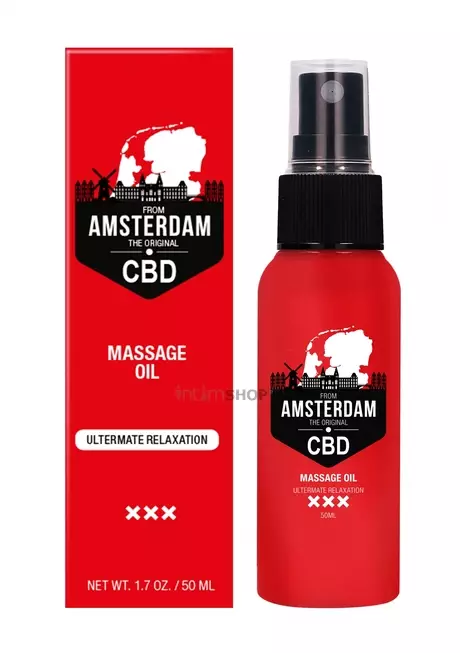 Массажное масло PharmQuests The Original CBD from Amsterdam, 50 мл