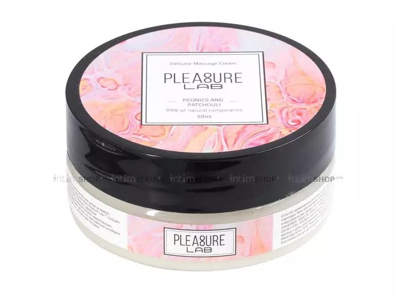 Массажный крем Pleasure Lab Delicate пион и пачули, 50 мл