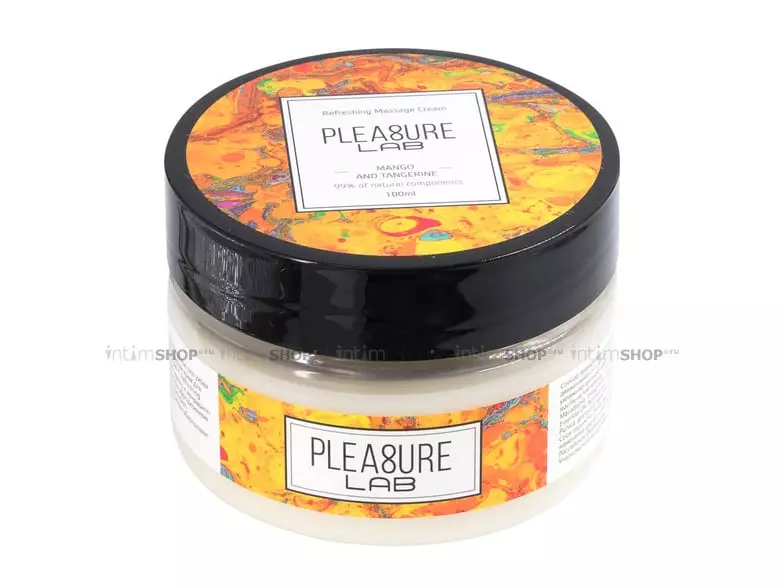 Массажный крем Pleasure Lab Refreshing манго и мандарин, 100 мл