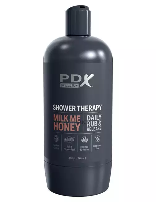 Мастурбатор PipeDream X Plus Shower Therapy Milk Me Honey, черный