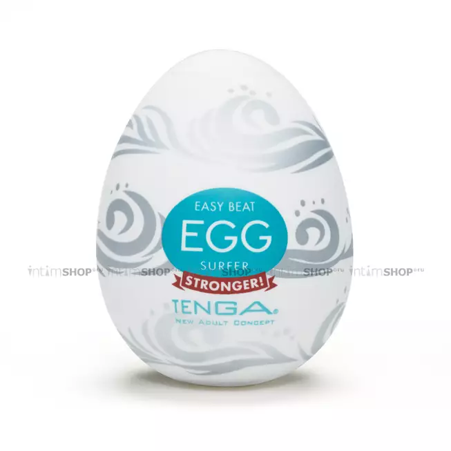 Мастурбатор Tenga Egg Hard-Boiled Surfer, белый