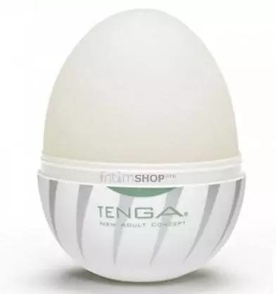 Мастурбатор Tenga Egg Hard-Boiled Thunder, белый