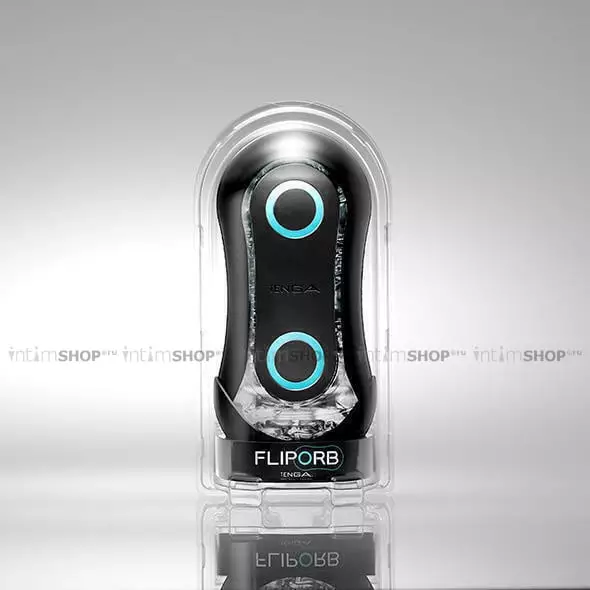 Мастурбатор Tenga Flip Orb Strong Blue Rush, черный