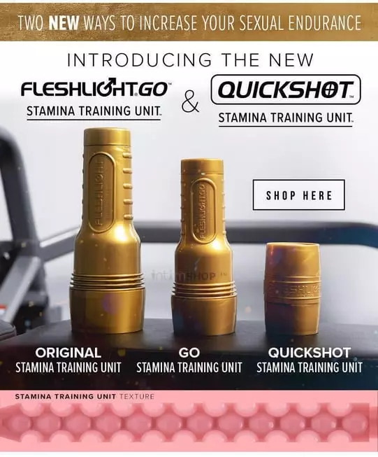 Мастурбатор-вагина для тренировки выносливости Fleshlight GO Stamina Training Unit, розовый