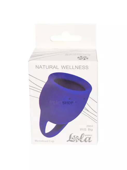 Менструальная чаша Lola Games Natural Wellness Tulip синий, 20 мл