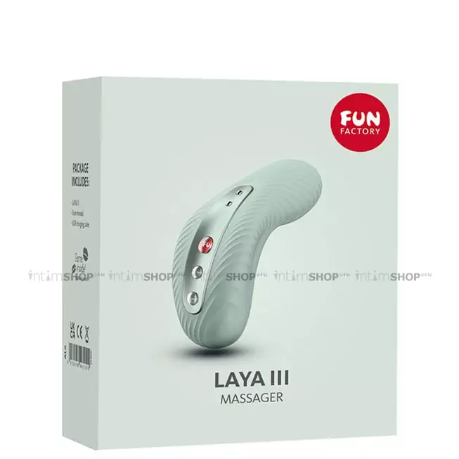 Мини-вибратор Fun Factory Laya III, зелёный