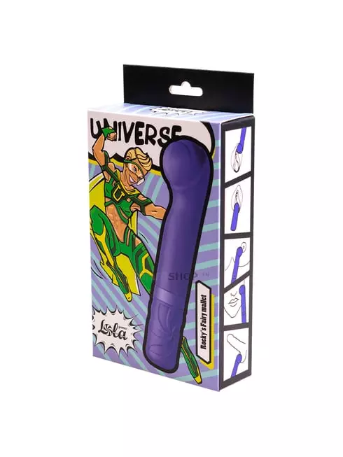 Мини-вибратор Lola Toys Universe Rocky’s Fairy Mallet, синий