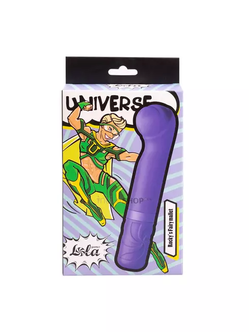 Мини-вибратор Lola Toys Universe Rocky’s Fairy Mallet, синий