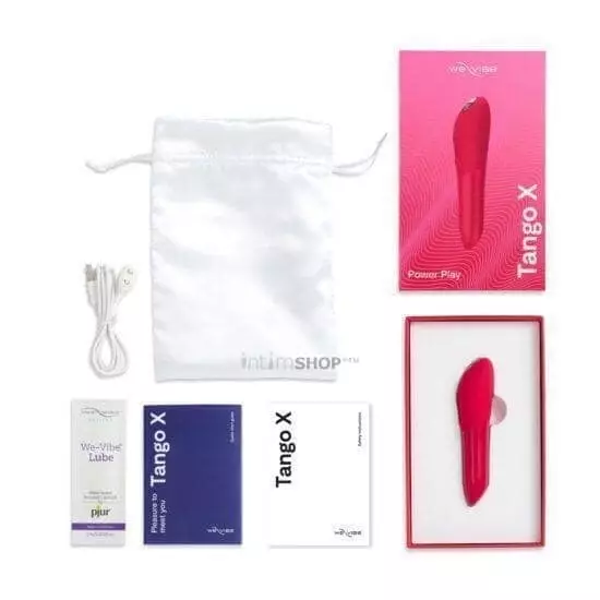 Мини-вибратор We-Vibe Tango X, красный