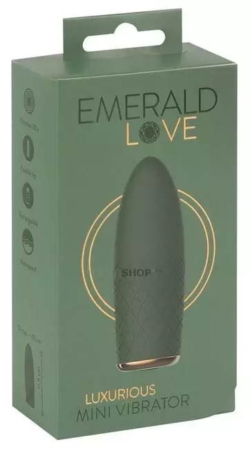 Мини-вибратор You2Toys Emerald Love Luxurious, зеленый