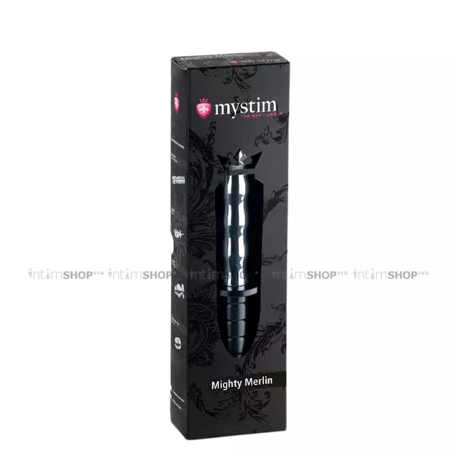 Миостимулятор Mystim Mighty Merlin, серебристый