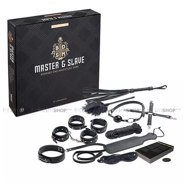 Набор БДСМ Tease&Please Master & Slave Edition Deluxe, черный