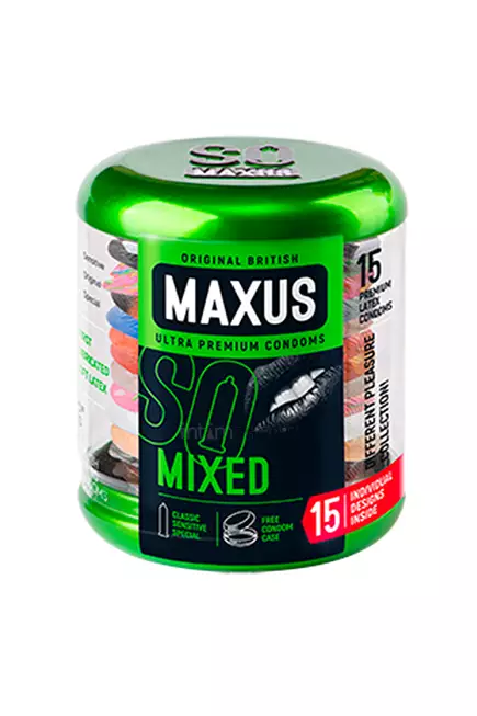 Набор презервативов Maxus Mixed, 15 шт